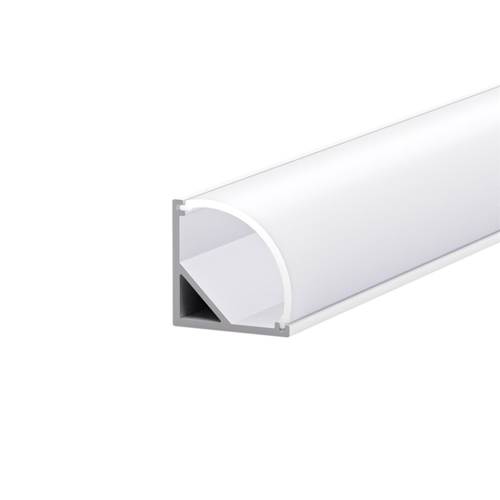 16×16mm curved corner LED profile