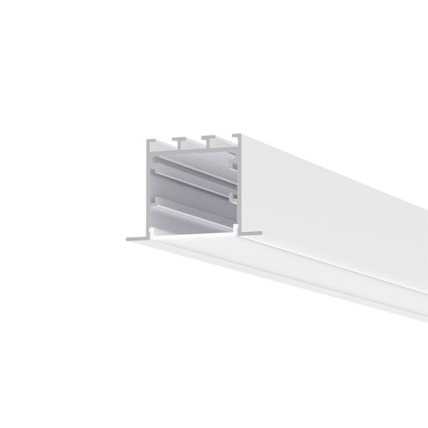 50×35mm flanged recessed channel with spring clips