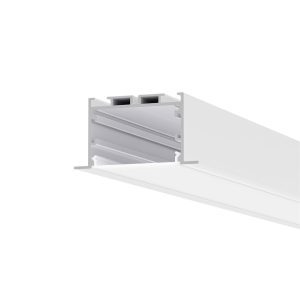 65×35mm wide recessed channel with spring clips