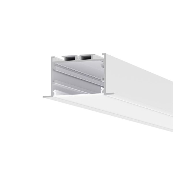 65×35mm wide recessed channel with spring clips