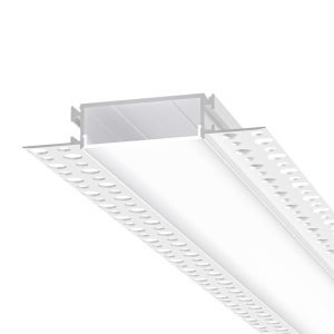 98×18.5mm wide flush-mounted profile with connectors