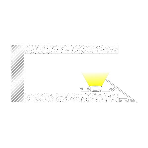 73×30mm Ultra-Thin Wall Washer Profile | AL072-A - Image 3