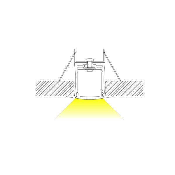 36×28mm Flanged Clip Channel | AL086 - Image 3