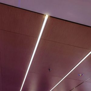 Application example of recessed LED channel