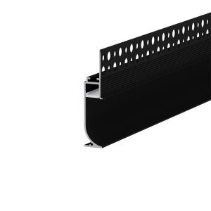 70×14mm Alu LED Black Skirting Profile