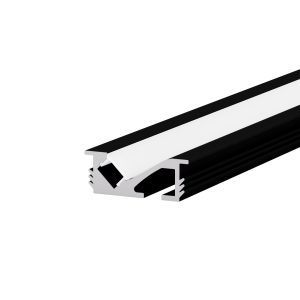 23.7x8mm Angled Recessed LED Channel for Under Cabinet Lighting | AL057