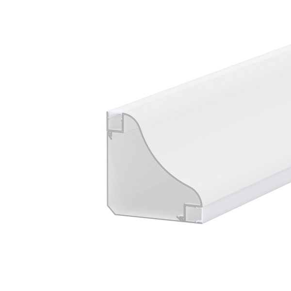 69.5x69.5mm Large Surface Mount Bi-Directional Corner LED Channel for ...