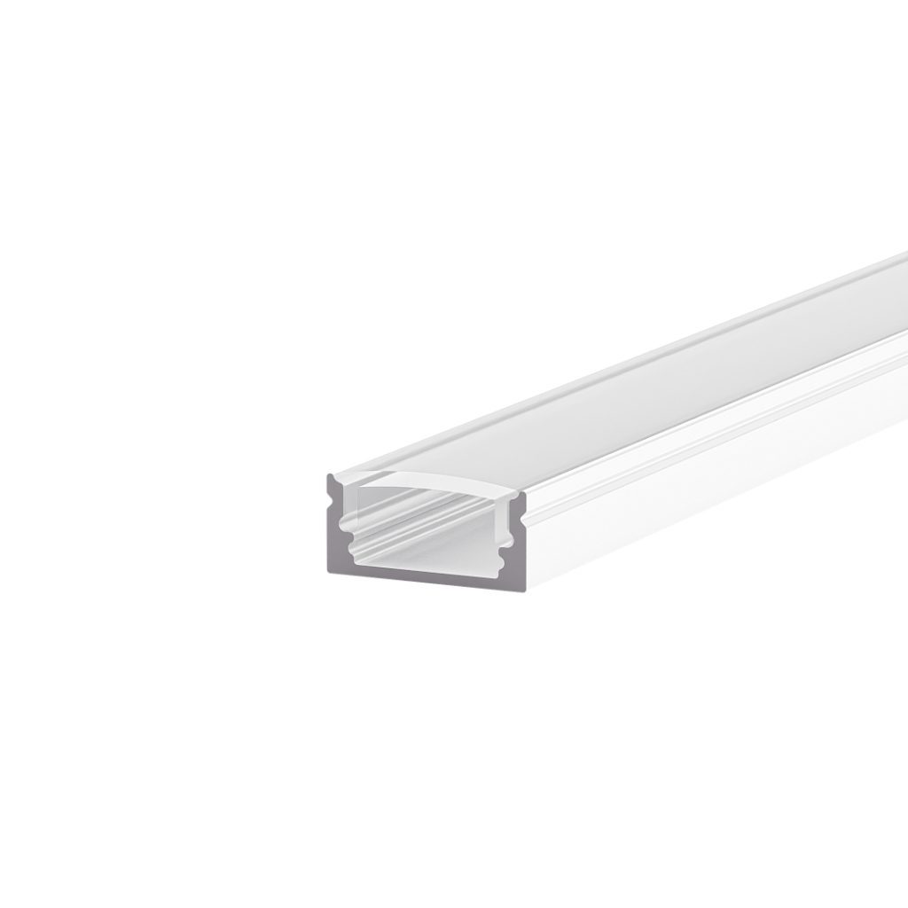 Heavy-duty waterproof LED channel with PC cover for outdoor stair lighting