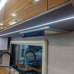 Application example of recessed LED channel