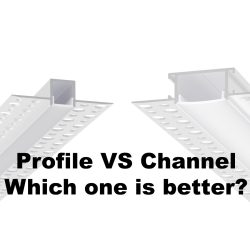 LED profile vs LED channel aluminum extrusion comparison